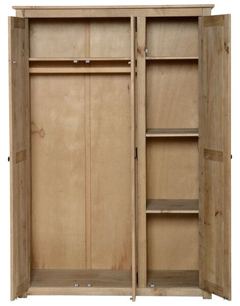 Panama Triple Wardrobe, Pine