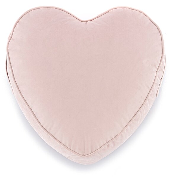 Kid's Isla Heart Pouffe Blush