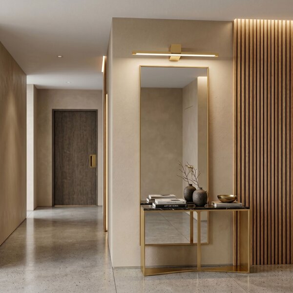 Bathroom LED wall sconce SWE044-1W 60cm GOLD