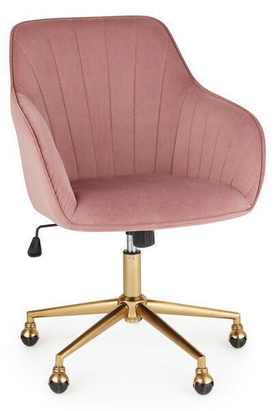 Connie Pleated Velvet Office Chair