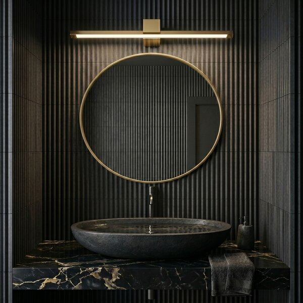 Bathroom LED wall sconce SWE044-1W 60cm GOLD