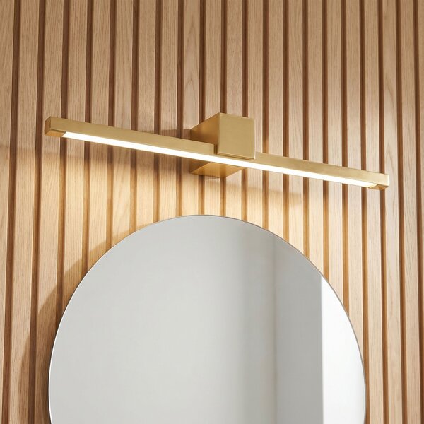 Bathroom LED wall sconce SWE044-1W 60cm GOLD