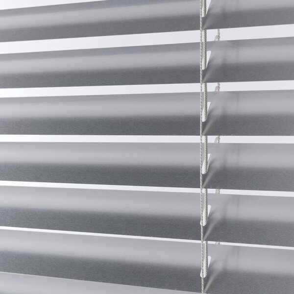 Silver Aluminium Venetian Blind 25mm Slats