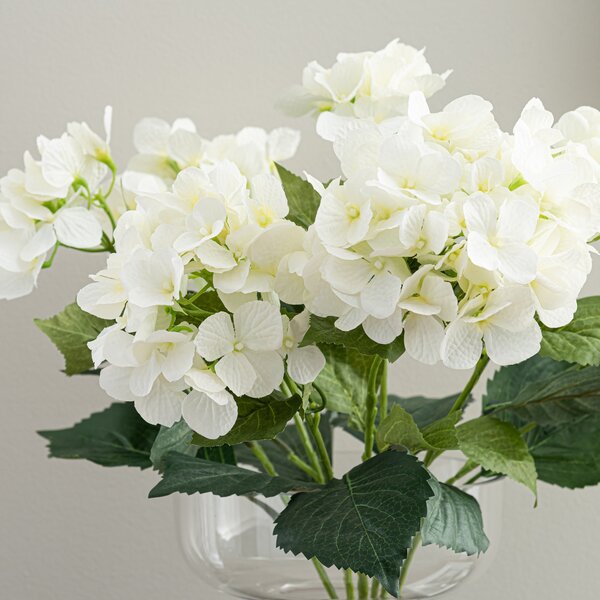 Artificial Cream Hydrangea Stems