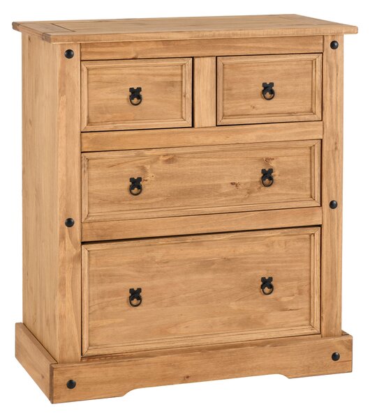 Corona 4 Drawer Chest, Pine