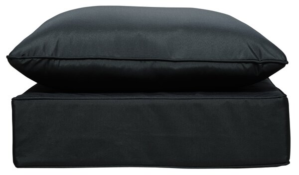 Outsunny 4 Pcs Outdoor Seat and Back Cushion Set Patio Deep Seating Chair Replacement Cushion Aosom UK