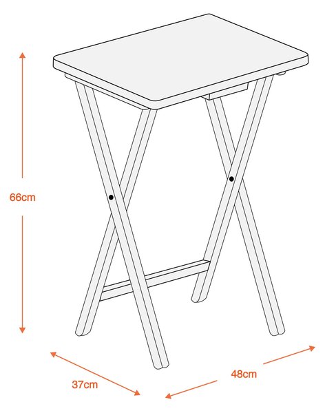 Rubberwood TV Table, Natural