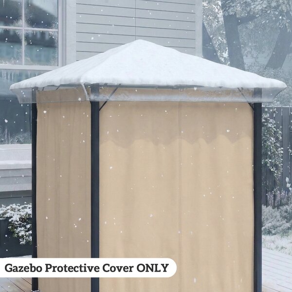 Outsunny 2 x 2 (m) Gazebo Protective Cover, Waterproof Cover for Gazebo, Canopy and Tent