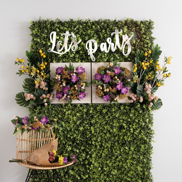 Artificial Wildflower Wall Panel