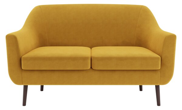 Eddie Velvet 2 Seater Small Tub Sofa