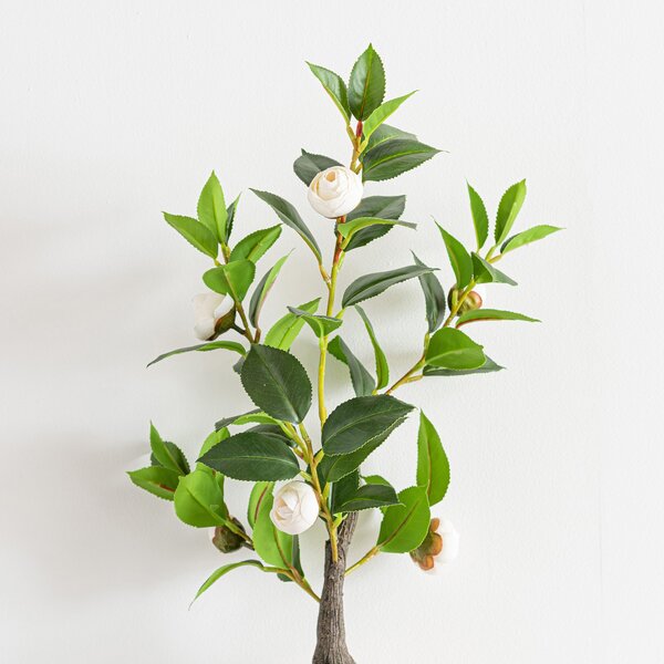 Artificial Camellia Tree in Terracotta Plant Pot