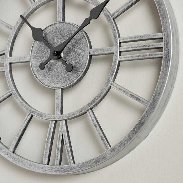 Skeleton Industrial Indoor Outdoor Wall Clock