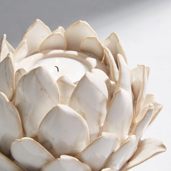 Dorma Artichoke Ceramic Tealight Holder