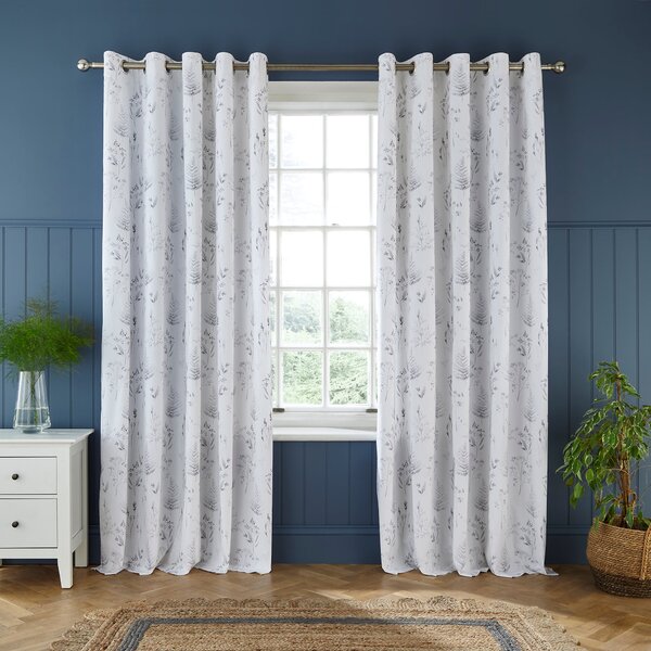 Dorma Purity Botanical 100% Cotton Eyelet Curtains