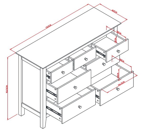 Lynton 7 Drawer Chest