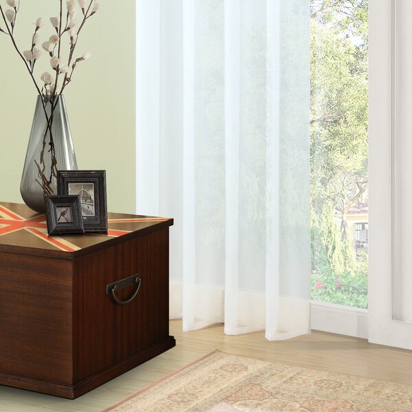 Sheer Elegance Eyelet Single Voile Panel