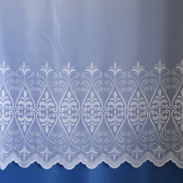 By the Metre Jubilee Net Slot Top Curtain Fabric