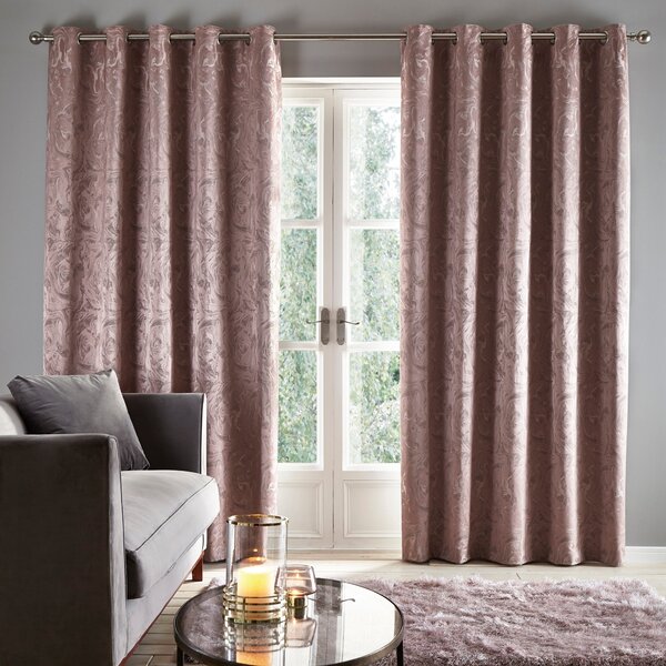 Diablo Marble Eyelet Curtains