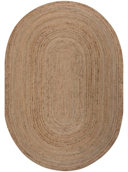 Braided Jute Oval Rug