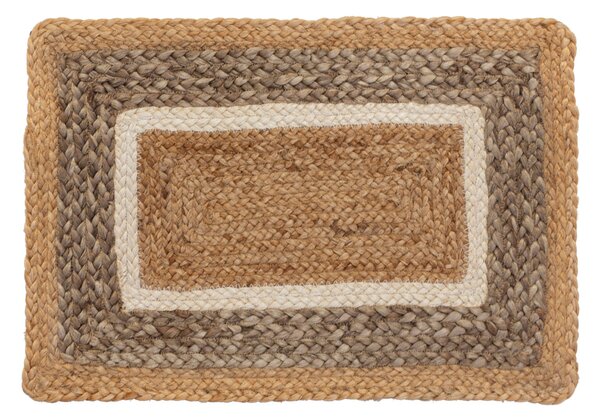 Jute Border Natural Doormat