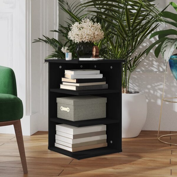 Side Cabinet Black 35x35x55 cm Engineered Wood