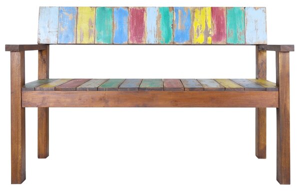 Bench 115 cm Solid Reclaimed Wood