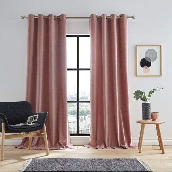 Peyton Velvet Eyelet Curtains