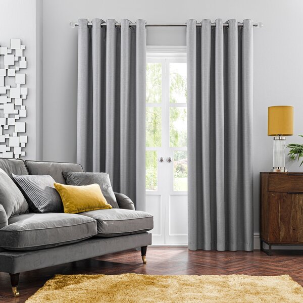 Montreal Ultra Blackout Eyelet Curtains