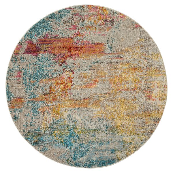 Celestial Sealife Round Rug