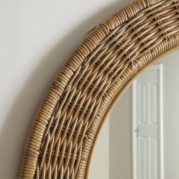 Churchgate Round Wicker Wall Mirror