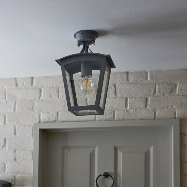 Leese Outdoor Semi Flush Porch Light