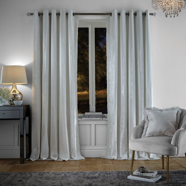 Keston Velvet Eyelet Curtains