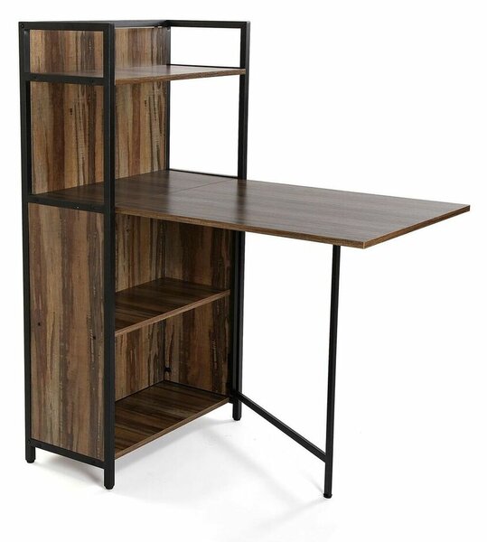 Shelves Versa 10330150 Folding Table Metal MDF Wood (60 x 30 x 120 cm)