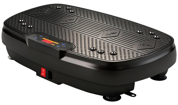 SPORTNOW Vibration Plate Exercise Machine with 120 Speed Levels, 5 Programs, Quiet Vibrating Plate with Resistance Bands
