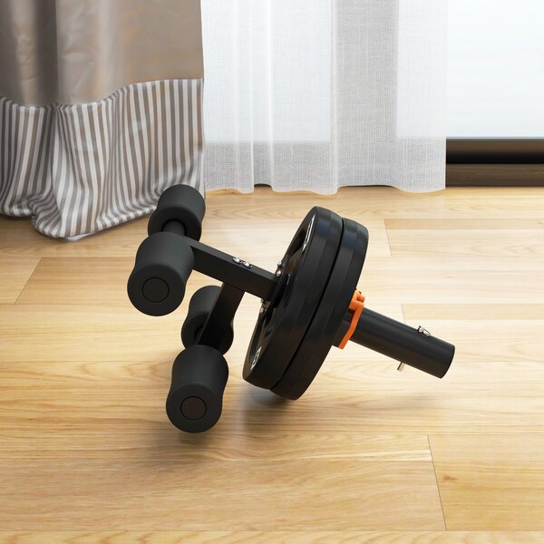 SPORTNOW Tib Bar with 2 x 5kg Olympic Weight Plates, Tibialis Trainer Calf Raise Machine for Shin Splints and Knee Pain Relief Aosom UK