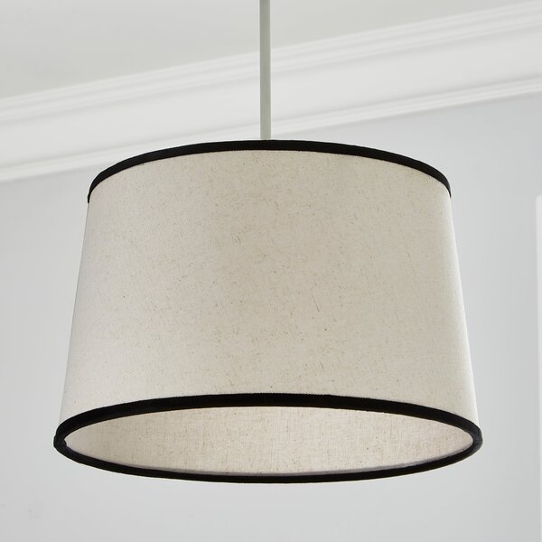 Liza Linen Trim Tapered Lamp Shade