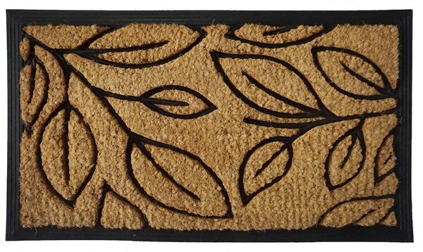 Natural Leaves Coir Doormat