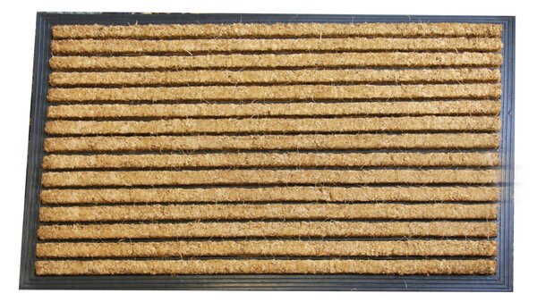 Jumbo Stripe Rubber and Coir Doormat