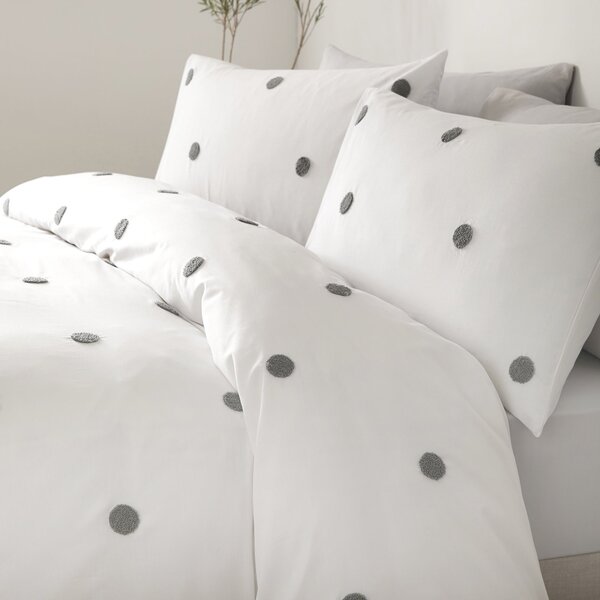 Appletree Dot 100% Cotton Duvet Cover and Pillowcase Set