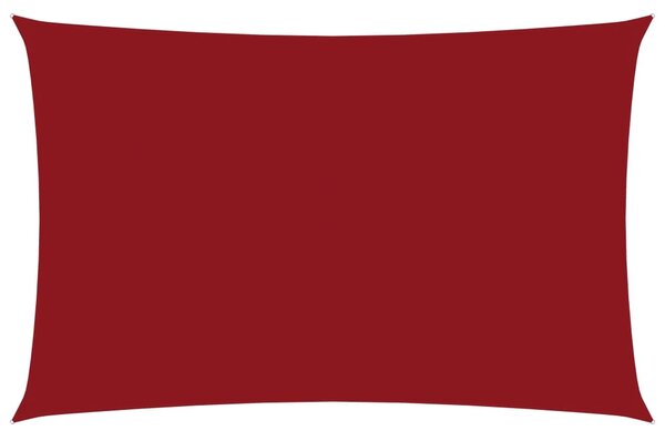 Sunshade Sail Oxford Fabric Rectangular 2x4.5 m Red