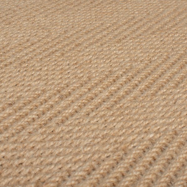 Herringbone Jute Border Rug