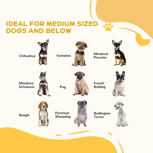 PawHut Foldable Dog Gate, Freestanding Pet Gate, with Two Support Feet, for Staircases, Hallways, Doorways - Grey Aosom UK