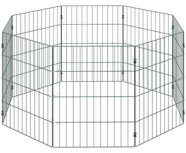 PawHut 8 Panel Pet Playpen for Small Dogs Indoor Outdoor 60 cm Height