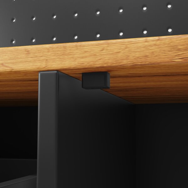Modern Highboard with Height-Adjustable Shelves & App-Controlled LED, Tall Cabinet for Living, Dining Area, 145L x 39W x 171H cm, Black Aosom UK