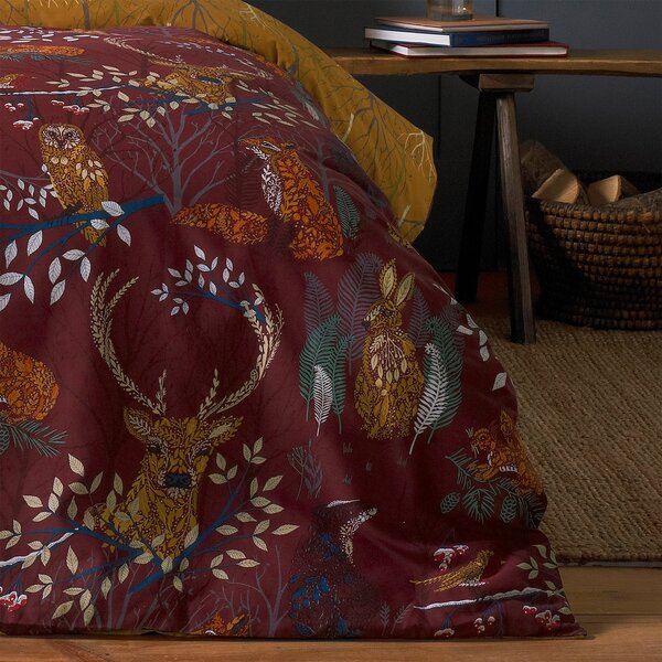 Furn. Riva Forest Fauna Duvet Cover & Pillowcase Set