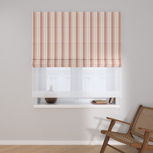 Voile and fabric roman blind (DUO II)