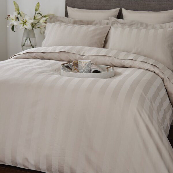 Hotel Cotton 230 Thread Count Stripe Duvet Cover