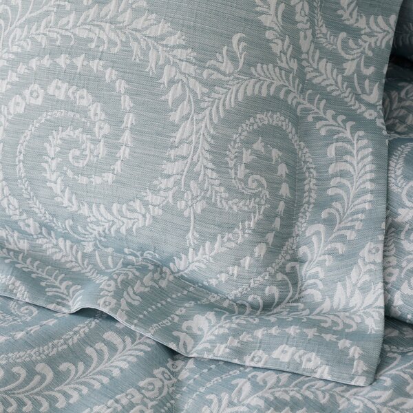 Abigail Blue Textured Oxford Pillowcase