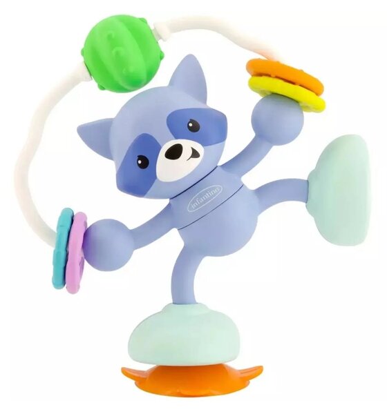 Infantino Stick & Spin High Chair Pal - Racoon