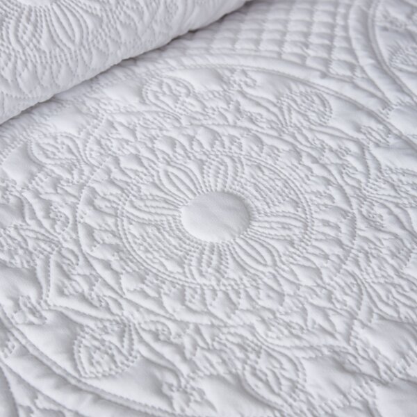 Mandalay White Bedspread